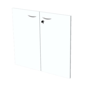 COPPIA ANTE IN MELAMIN. X MOB.BASSO BIANCO - EASY COD. 60067M 3-BIANCO