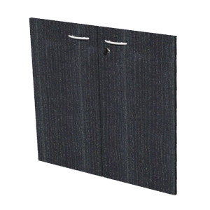 COPPIA ANTE IN MELAMIN. X MOB.BASSO NERO VENATO - EASY COD. 60067M 8-NERO VENATO