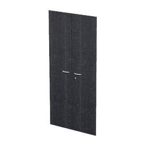 COPPIA ANTE IN MELAMIN. X MOB.ALTO NERO VENATO - EASY COD. 60075M 8-NERO VENATO