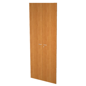 COPPIA ANTE IN MELAMIN. X LIBRERIA ALTA L76CM NOCE CHIARO COD. ALBLTL76_4