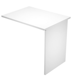ALLUNGO REVERSIBILE DX/SX 80X60CM BIANCO PER SCRIVANIE EASY FIANCHI PANNELLO COD. ALL-PR-3