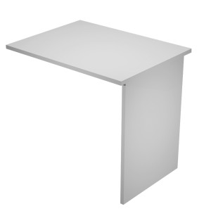 ALLUNGO REVERSIBILE DX/SX 80X60CM GRIGIO SCRIVANIE EASY FIANCHI PANNELLO COD. ALL-PR-9