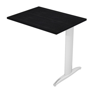 ALLUNGO REVERSIBILE DX/SX 80X60CM NERO VENATO GAMBA METAL CROMATO EASY COD. ALL-PRM-8-AR