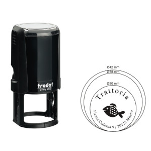 TIMBRO ORIGINAL PRINTY 4638 DIAMETRO 38MM TRODAT COD. 76854