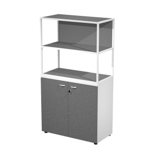 LIBRERIA MEDIA METAL + ARM. BASSO BIANCO/ANTRACITE/ANTRACITE/STR.BIANCO ESSENCE COD. MB3+ABT+27AN/T