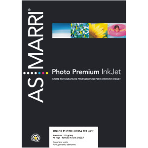 CARTA INKJET A4 270GR 40FG PHOTO PREMIUM LUCIDA 8432 AS MARRI COD. 08432