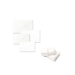 SCATOLA 100BIGLIETTI+100BUSTE F.TO 4 75X112MM DALMAZIA 8304 SADOCH COD. 8304