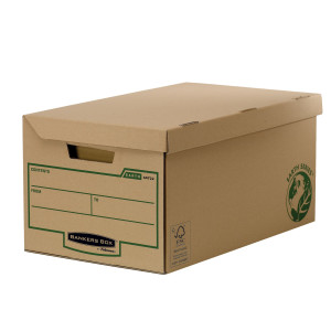 CONF 10 SCATOLE MAXI CON COPERCHIO RIBALTABILE BANKERS BOX EARTH SERIES COD. 4472205