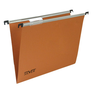 CARTELLA SOSPESA A CASSETTO 39/V ARANCIO SILVER BERTESI COD. 150/390 GL-B2 CONFEZIONE DA 50