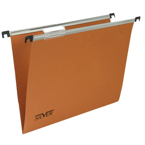 CARTELLA SOSPESA A CASSETTO 33/V ARANCIO SILVER BERTESI COD. 150330GL-B2 CONFEZIONE DA 50