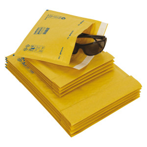 10 BUSTE IMBOTTITE SACBOLL IN CARTA AVANA CD 20X22CM BLASETTI COD. 0709