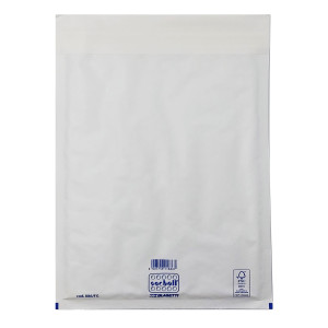 10 BUSTE IMBOTTITE SACBOLL IN CARTA BIANCA FG 25X39CM BLASETTI COD. 0886