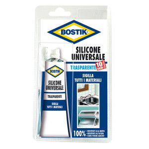 SILICONE UNIVERSALE TRASPARENTE 60ML BOSTIK COD. D2476