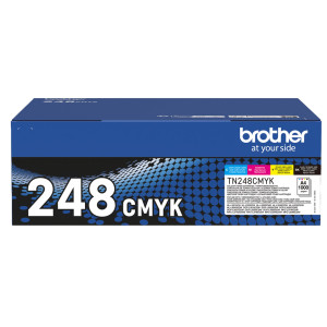 BROTHER VALUE PACK 1X (BK/C/M/Y) 1.000 PAG COD. TN248VAL