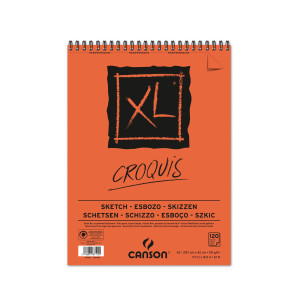 ALBUM XL CROQUIS A3 90GR 120FG CANSON COD. C200787115 CONFEZIONE DA 5