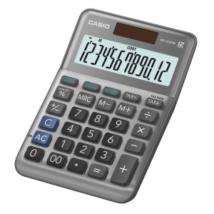 CALCOLATRICE DA TAVOLO MS-120FM 12CIFRE CASIO COD. MS-120FM-WA-EP