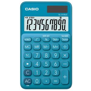 CALCOLATRICE TASCABILE SL-310UC BLU CASIO COD. SL-310UC-BU