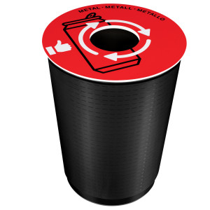 COPERCHIO RACCOLTA METALLO ROSSO PER CESTINO 133R CEP COD. 1009360151