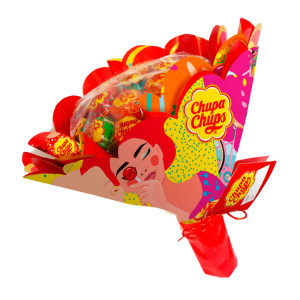 CHUPA CHUPS FLOWER BOUQUET 19 LOLLIPOP COD. 09325400