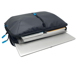 BORSA SLEEVE ORIONE 3 SCOMPARTI TESSUTO TECNICO NERO KOSMO CITY TIME COD. 81288
