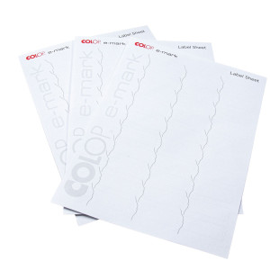 ETICHETTE E-MARK 48X18MM 10 FG - 30 ET/FG BIANCO COLOP COD. 153.559.00