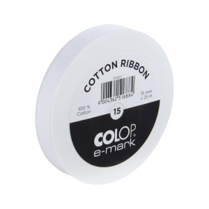 NASTRO IN COTONE E-MARK 15MMX25M BIANCO COLOP COD. 154.921.00