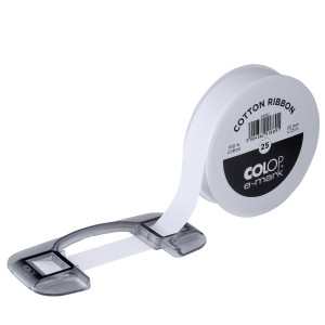 NASTRO IN COTONE E-MARK 25MMX25M BIANCO COLOP COD. 154.922.00