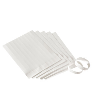 CONF 100 BRACCIALETTI E-MARK 19X250MM BIANCO 10FG - 10ET/FG COLOP COD. 155.049.00