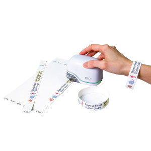 CONF 100 BRACCIALETTI E-MARK 19X250MM BIANCO 10FG - 10ET/FG COLOP COD. 155.049.00