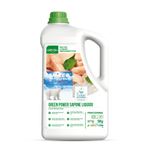 SAPONE LIQUIDO TANICA 5LT GREEN POWER SANITEC COD. 4006