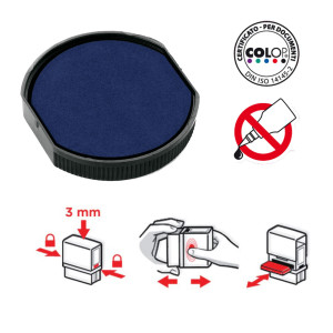 TAMPONE COLOP E/R45 BLU COD. E/R45 BLU CONFEZIONE DA 5