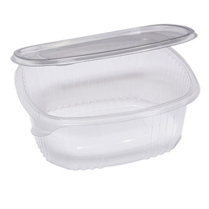 PACK 50 CONTENITORI OVALI IN PET CON COPERCHIO INCERNIERATO 22,5X19,2CM CUKI COD. 1507520001