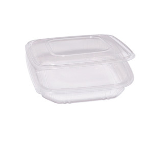 PACK 50 CONTENITORI PP COPERCHIO INCERNIERATO 21,5X21,5CM H3,4CM CUKI QC3-1000 COD. 48431022
