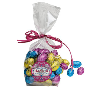 OVETTI DI CIOCCOLATO AL LATTE RIPIENI DI CREME 200GR IN SACCHETTO BARBERO COD. OV200C