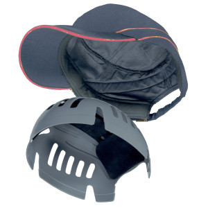 CASCHETTO ANTI-URTO AIRCOLTAN COLTAAINOLG NERO/ROSSO DELTAPLUS COD. COLTAAINOLG