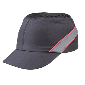 CASCHETTO ANTI-URTO AIRCOLTAN NERO/ROSSO DELTAPLUS COD. COLTAAINOSH