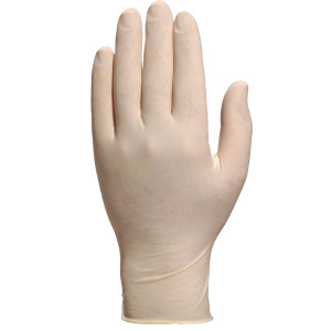 SCATOLA 100 GUANTI LATTICE TG.PICCOLA 6/7 NON TALCATI V1340 COD. V1340**07