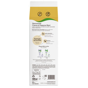 RICARICA CREMA DI SAPONE MANI ARGAN 900ML DERMOMED COD. CSBOX2061