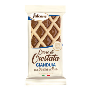 CUOR DI CROSTATA GIANDUIA 60GR FALCONE COD. 01-0410 CONFEZIONE DA 44
