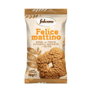 BISCOTTI ROMBI CON FARINA INTEGRALE 35GR FALCONE COD. 01-0412 CONFEZIONE DA 44