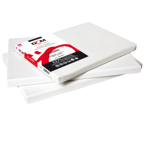 TELA PITTURA CLASSIC 18X24CM BIANCO DOM COD. 355/1824