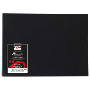 TELA PITTURA CLASSIC 18X24CM NERO DOM COD. 375/1824