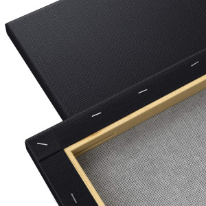 TELA PITTURA CLASSIC 30X40CM NERO DOM COD. 375/3040