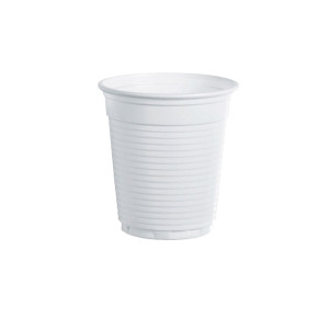100 BICCHIERI 80CC IN PS BIANCO MONOUSO DA CAFFE' DOPLA COD. 22644