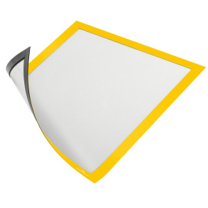 CORNICE DURAFRAME  MAGNETIC A4 21X29,7CM GIALLO DURABLE COD. 4869-04 CONFEZIONE DA 5
