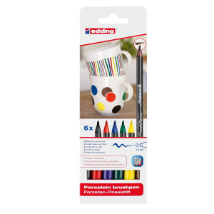 ASTUCCIO 6 MARCATORI PER PORCELLANA EDDING E4200 COD. e-4200/6s 000
