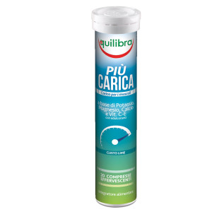 INTEGRATORE PIU' CARICA GUSTO LIME 20 COMPRESSE 90GR EQUILIBRA COD. ECA