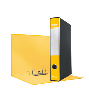 REGISTRATORE OXFORD G84 GIALLO DORSO 5CM F.TO PROTOCOLLO ESSELTE COD. 390784090 CONFEZIONE DA 8