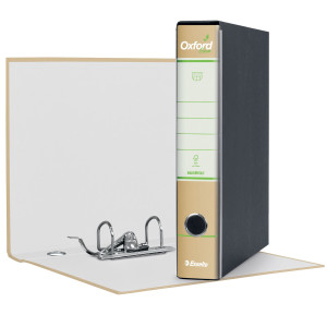 REGISTRATORE OXFORD GREEN G82 AVANA DORSO 5CM F.TO COMMERCIALE ESSELTE COD. 397820501 CONFEZIONE DA 8