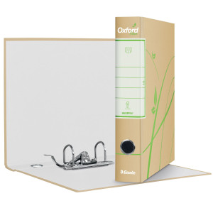 REGISTRATORE OXFORD GREEN G82 AVANA DORSO 5CM F.TO COMMERCIALE ESSELTE COD. 397820501 CONFEZIONE DA 8